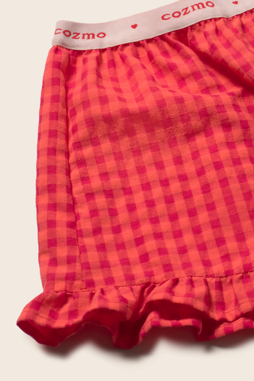 Short Jud Tomato gingham, My Little Cozmo