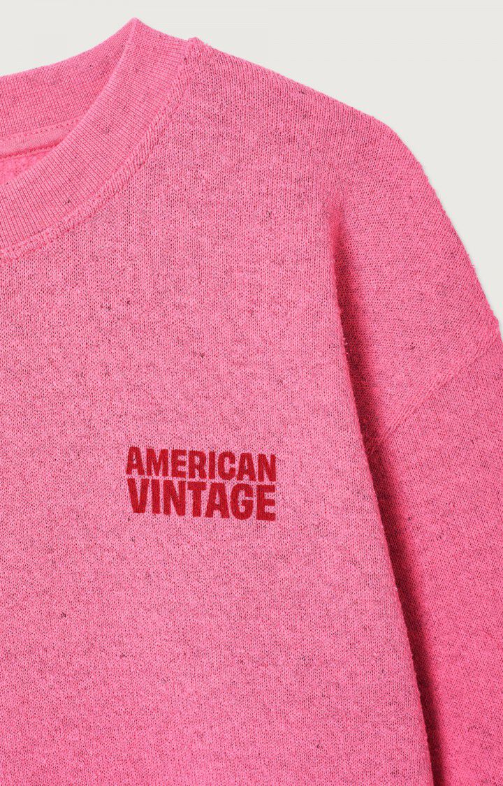 Evona kids sweat t shirt, framboisine, American vintage