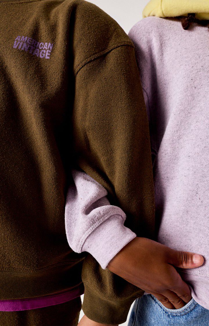 Sweater Evona Overdyed Wood, American Vintage