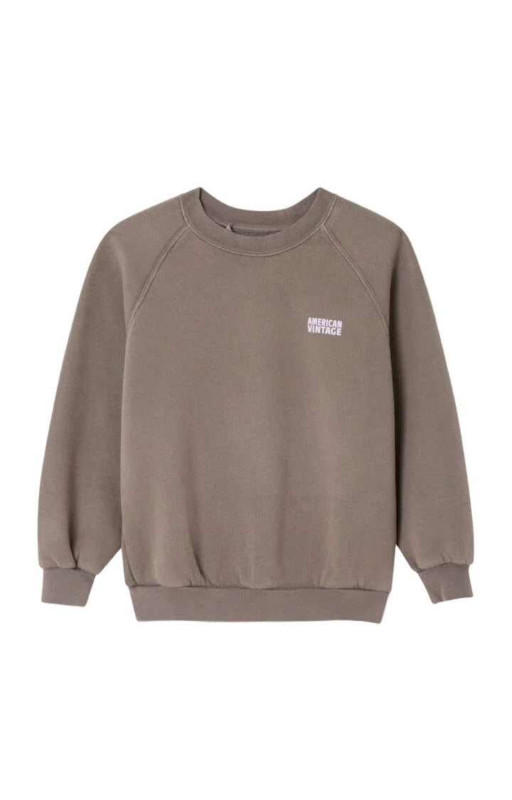 Kids sweatshirt Izubird cendre Vintage, American Vintage