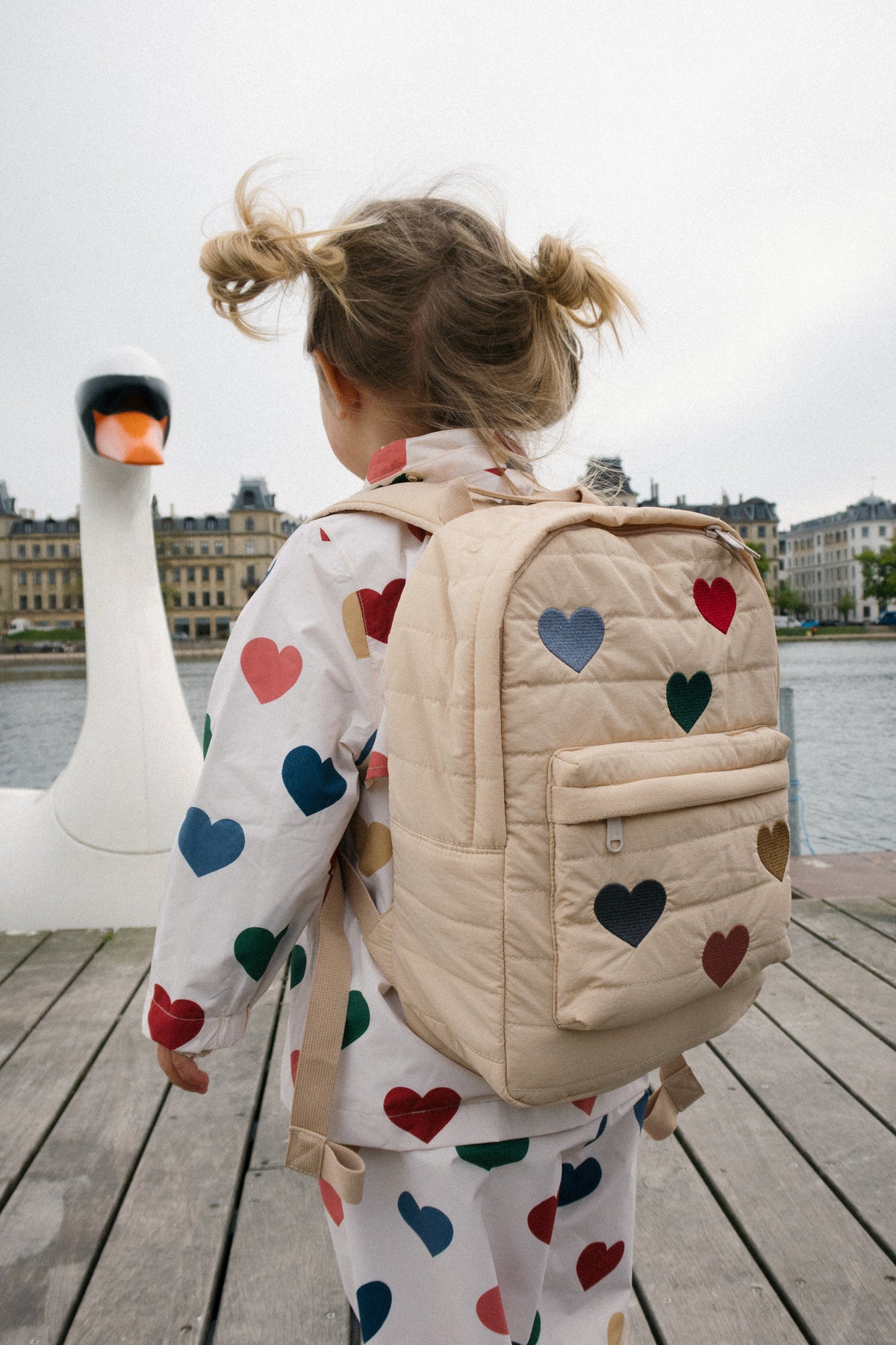 Juno quilted backpack Midi Frappe, Konges Sjold