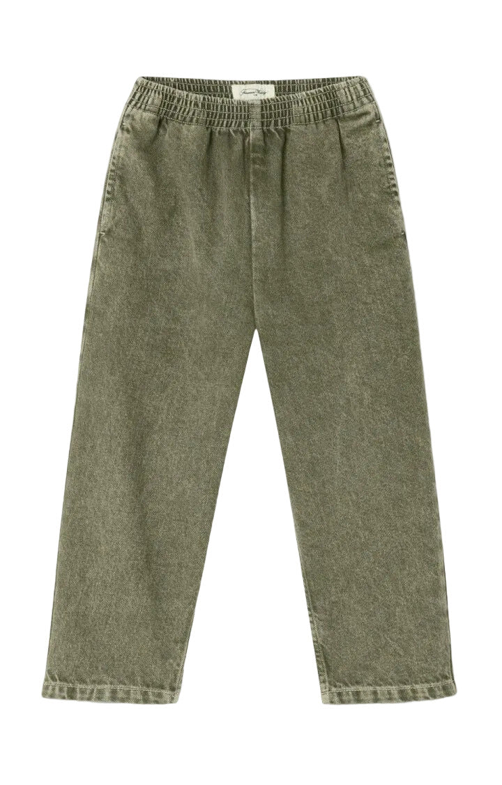 Denim jogger balloon olive, American Vintage