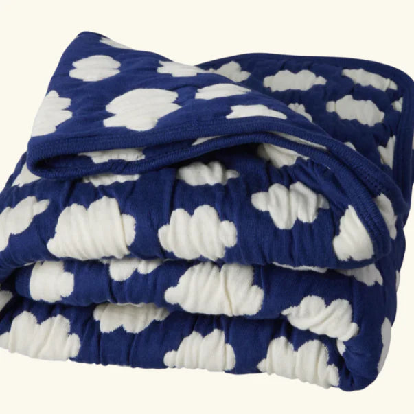 Kids quilted plaid Cloud, Rice