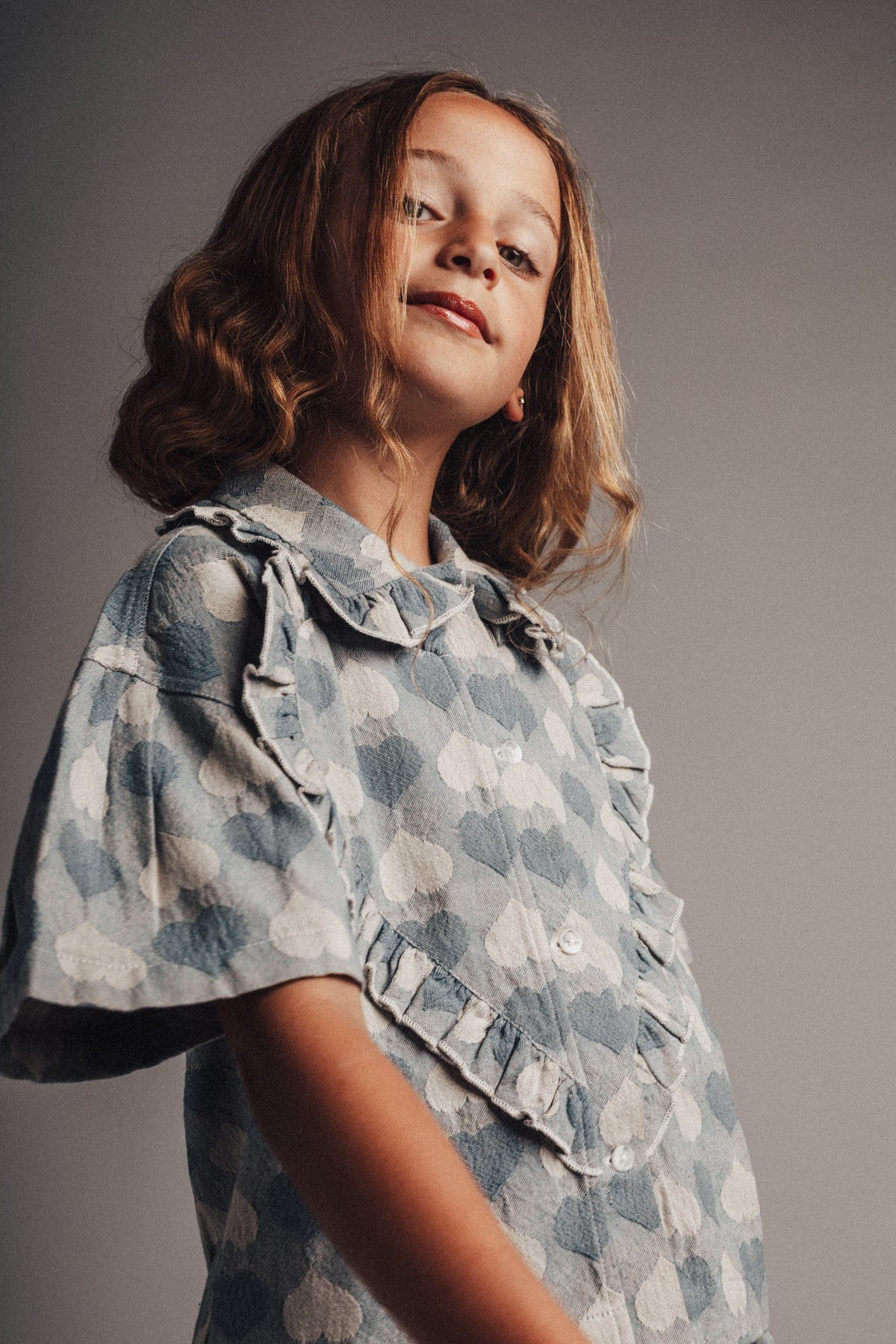 Laila Blouse Blue denim light, Labo de colores