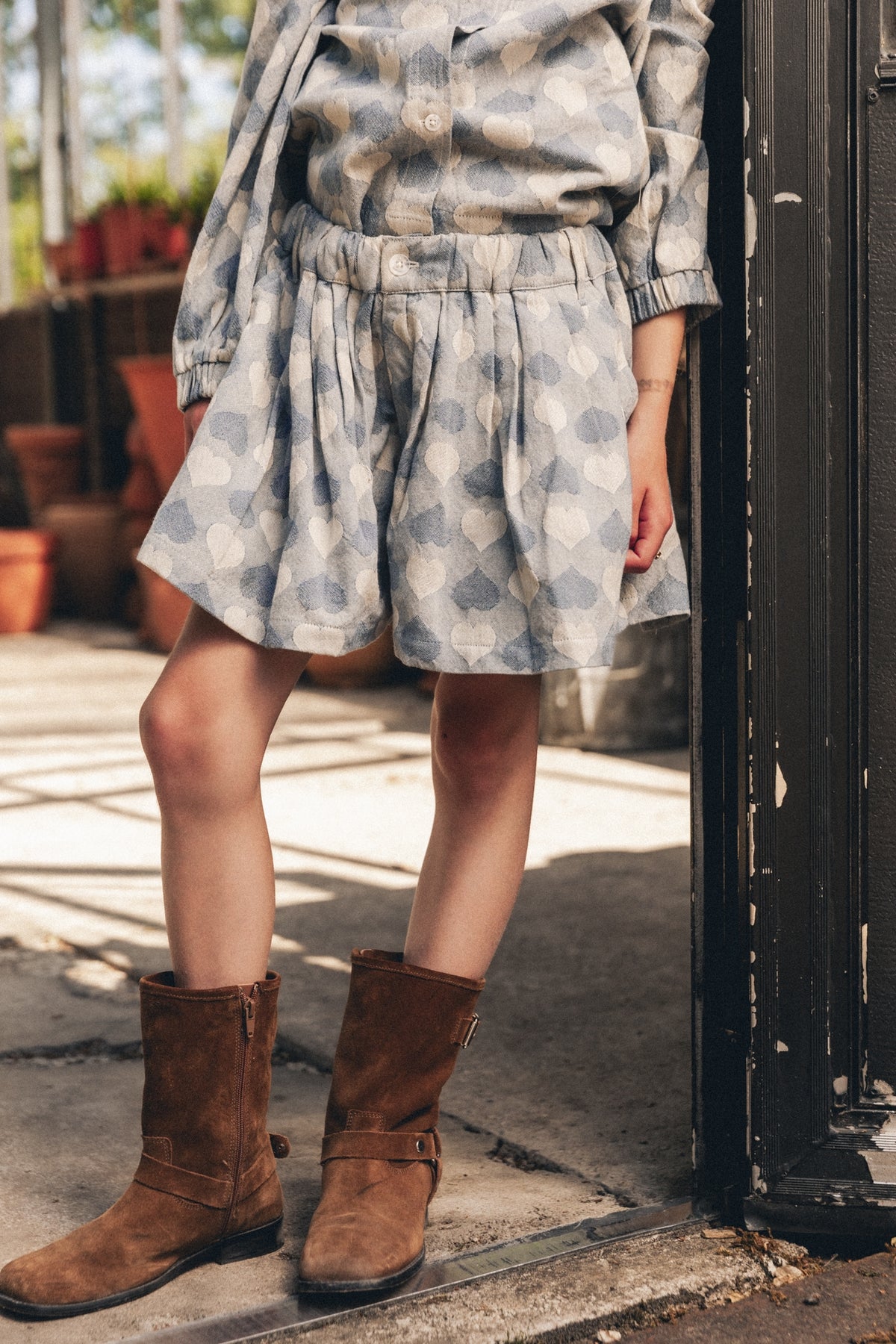 Lois skirt Blue denim light, Labo de colores