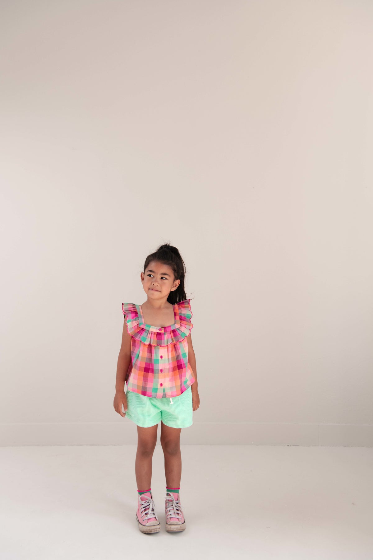 Lou shorts Fresh Green, Jenest