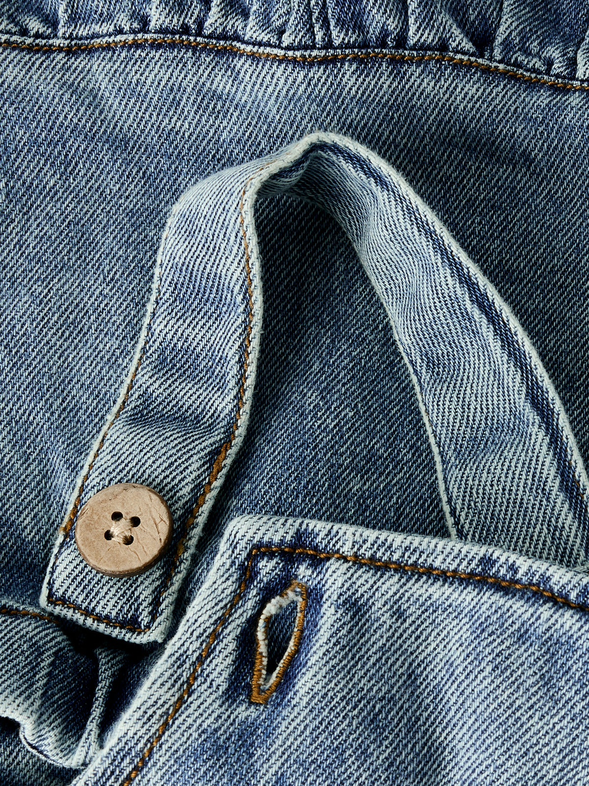 Karole denim skirt overall, Lil Atelier