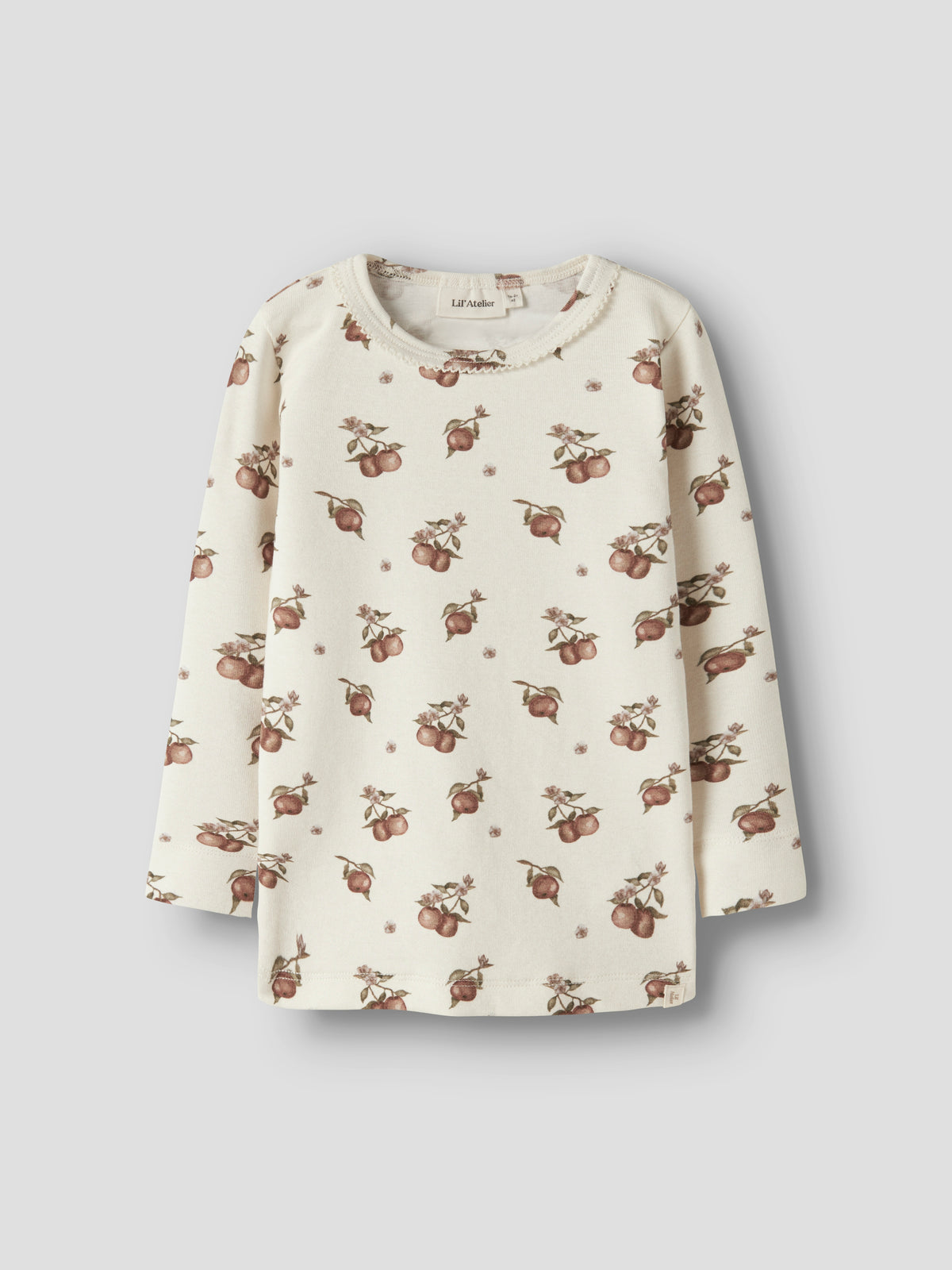 Gayo longsleeve turtledove/apples, Lil Atelier