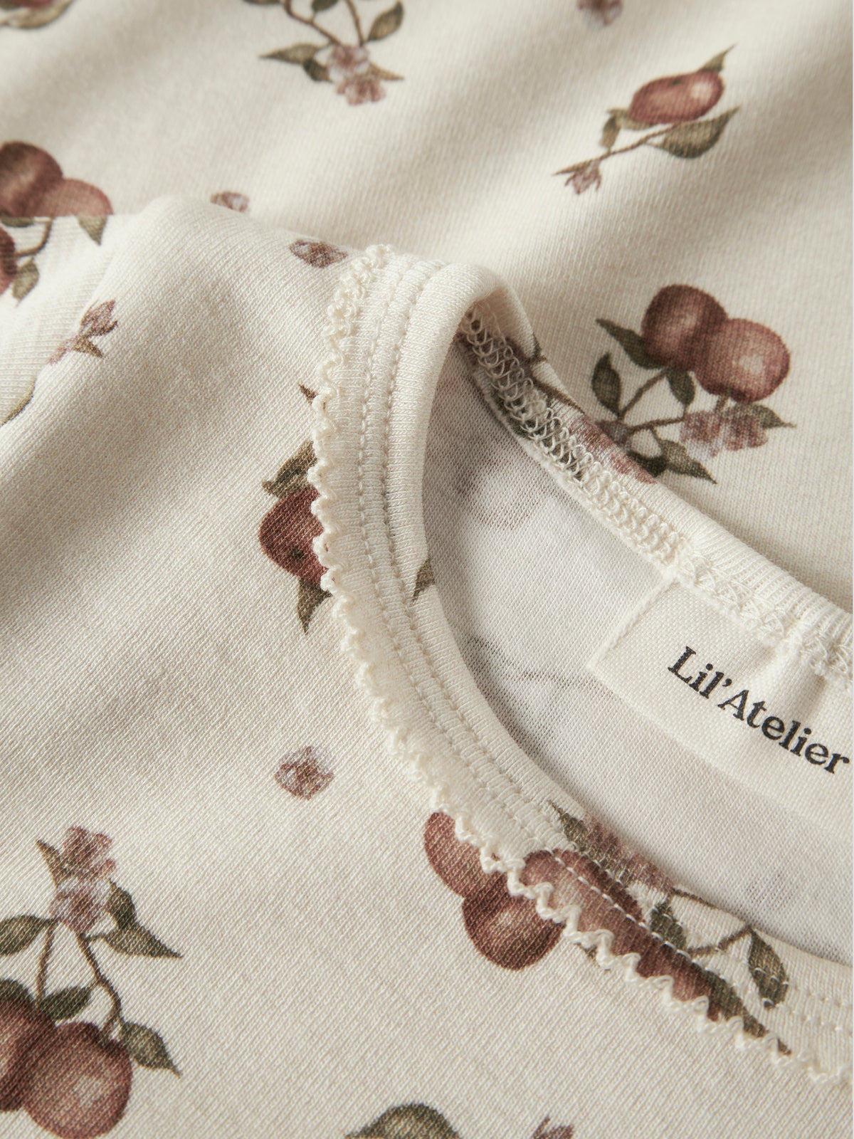 Gayo longsleeve turtledove/apples, Lil Atelier