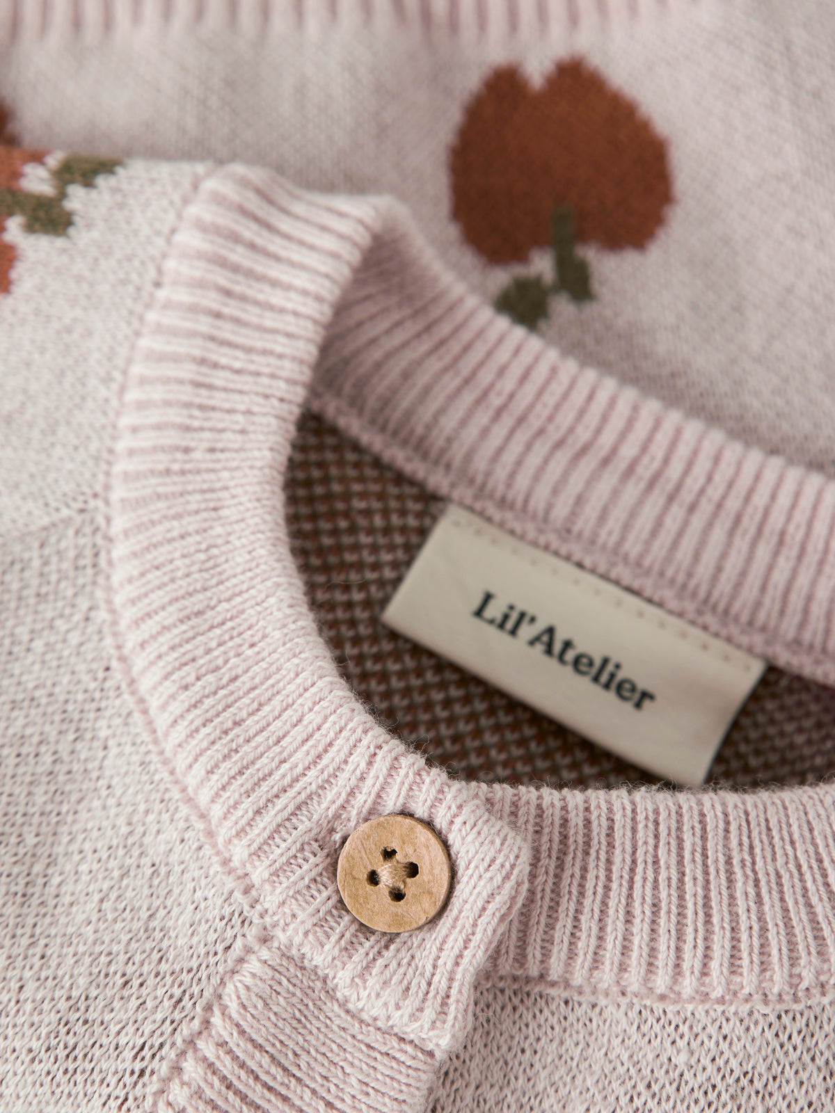 Lulio Knit Cardigan Hushed Violet, Lil Atelier