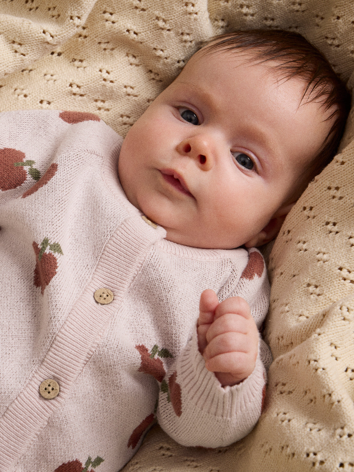 Lulio Knit Cardigan Hushed Violet, Lil Atelier