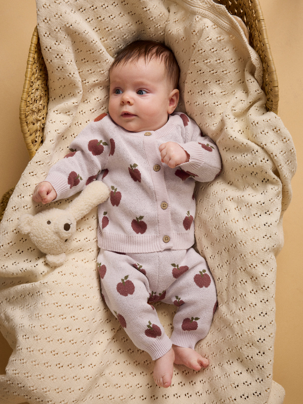 Lulio Knit Cardigan Hushed Violet, Lil Atelier
