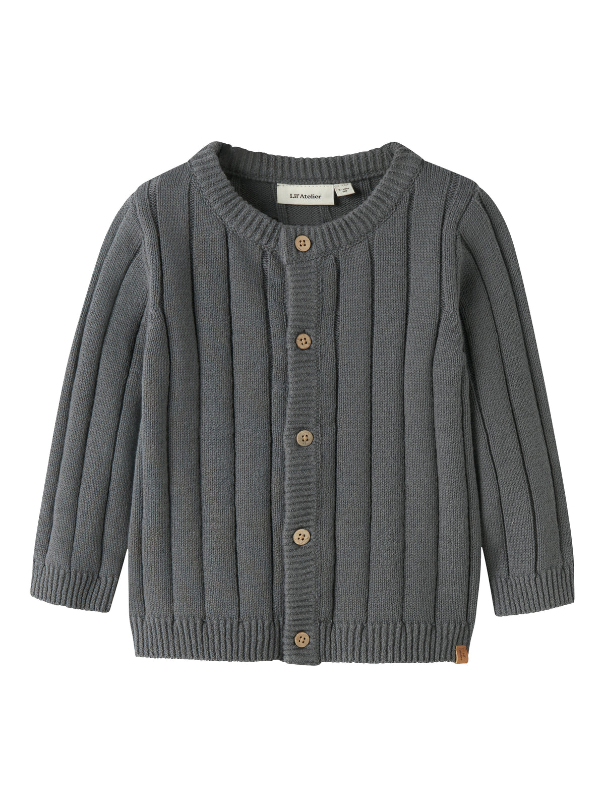 Lomon knit cardigan baby poppy seed, Lil Atelier