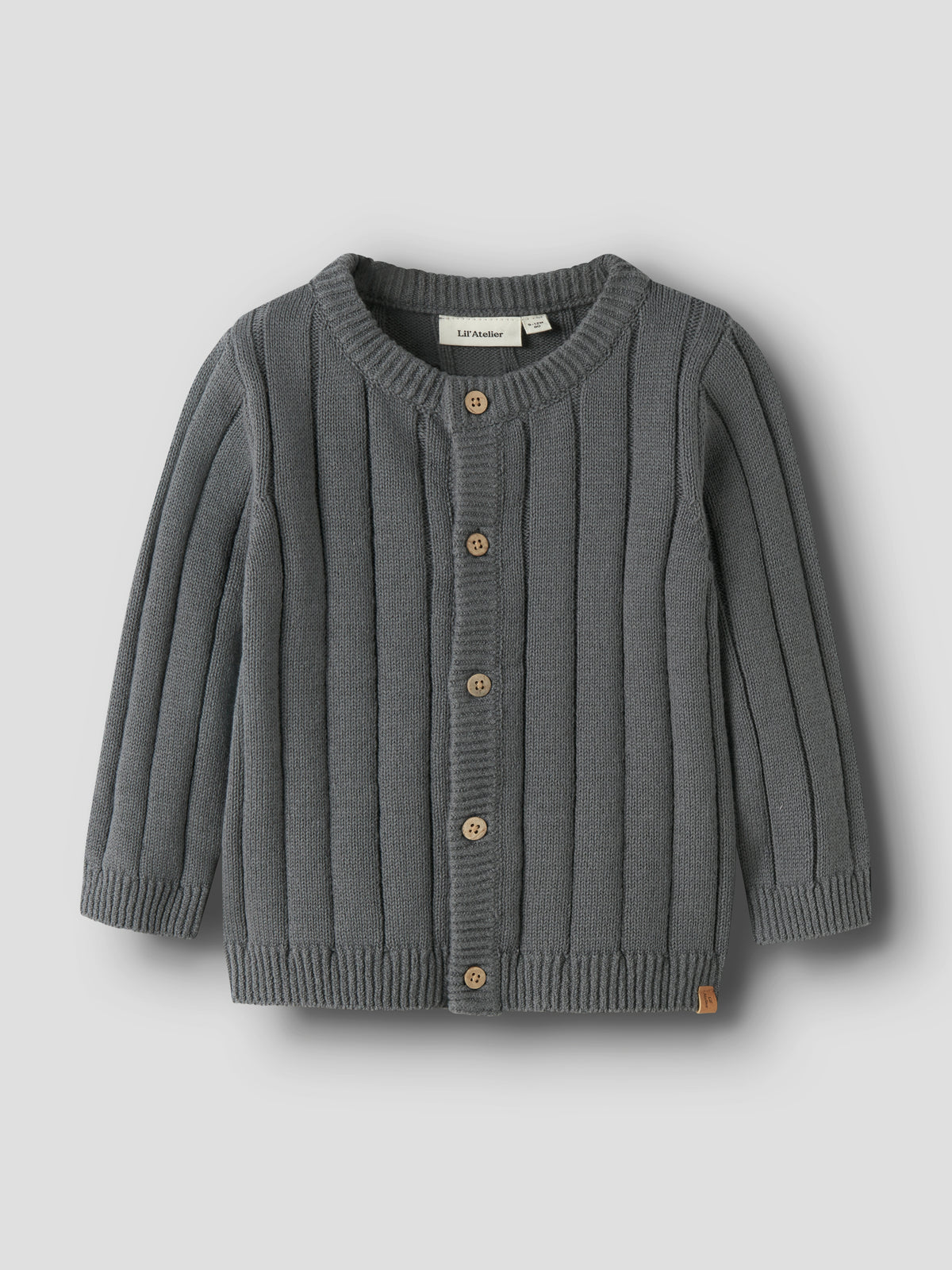 Lomon knit cardigan baby poppy seed, Lil Atelier