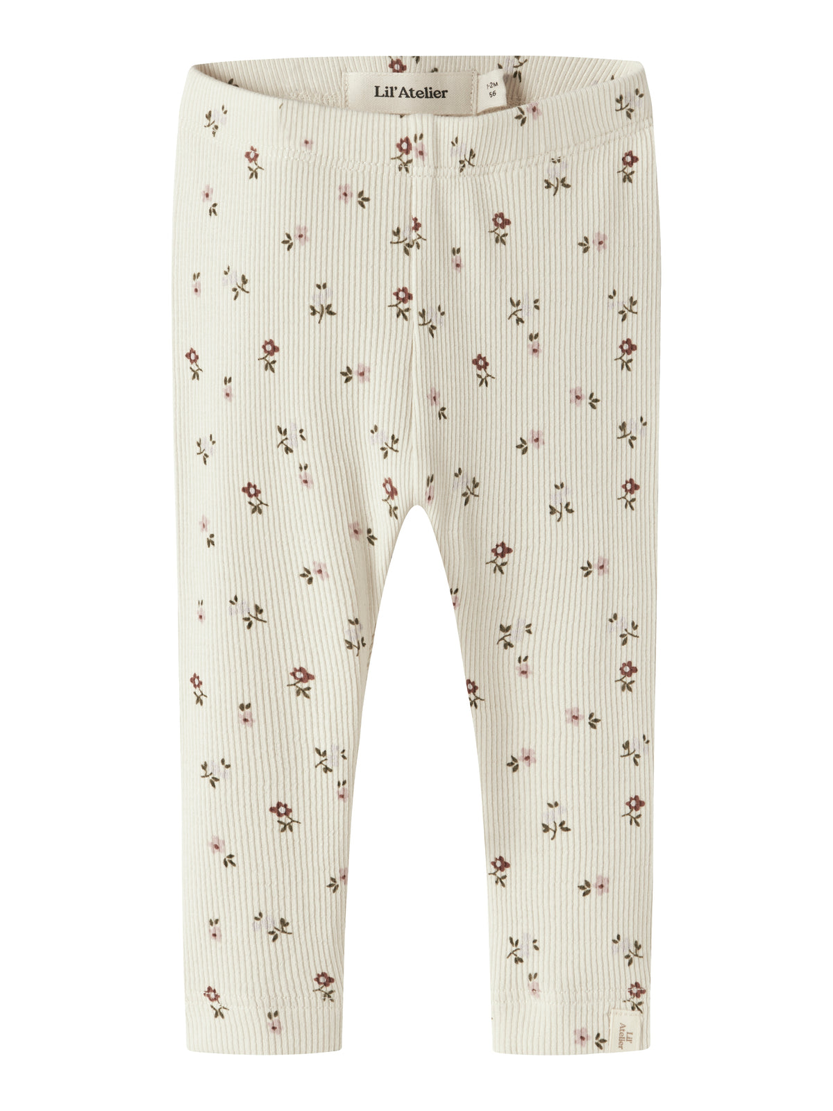 Gago Slim Legging Lil Noos Turtledove/Floral, Lil Atelier