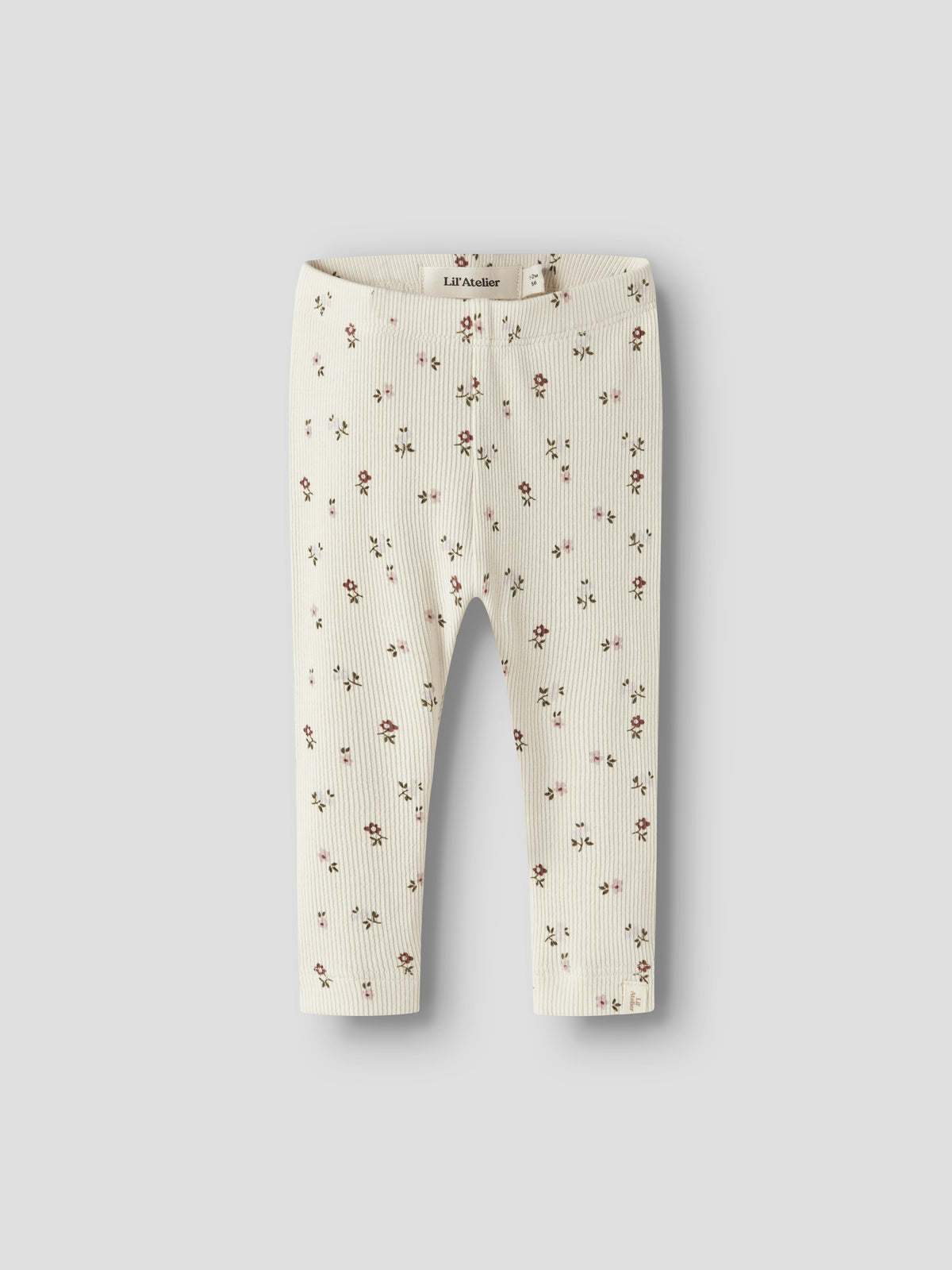 Gago Slim Legging Lil Noos Turtledove/Floral, Lil Atelier