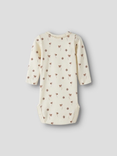 Layo romper flower coconut milk, Lil Atelier