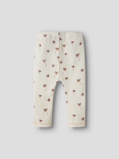 Layo slim Legging flower coconut milk, Lil Atelier