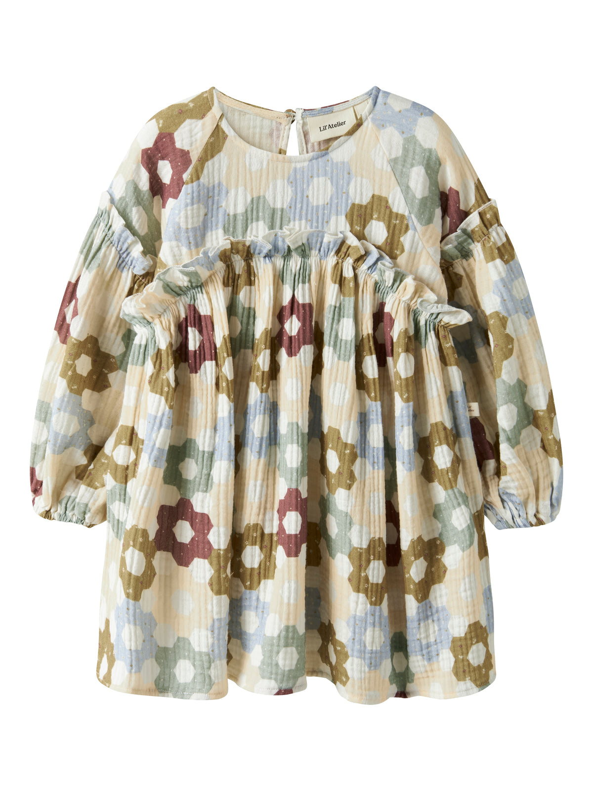 Talia Loose dress coconut milk, Lil Atelier