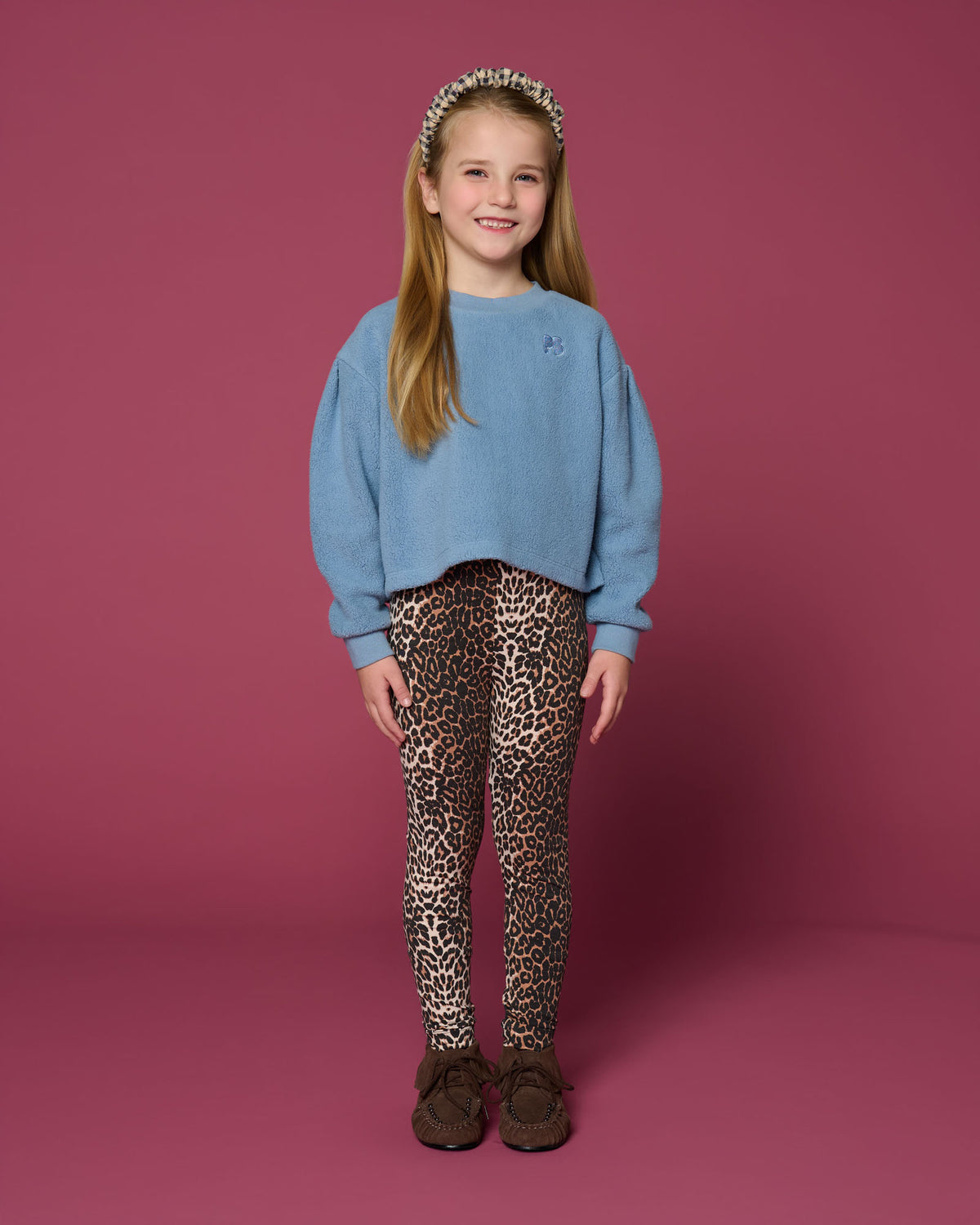 Lola Legging | Leopard AOP, Petit Blush