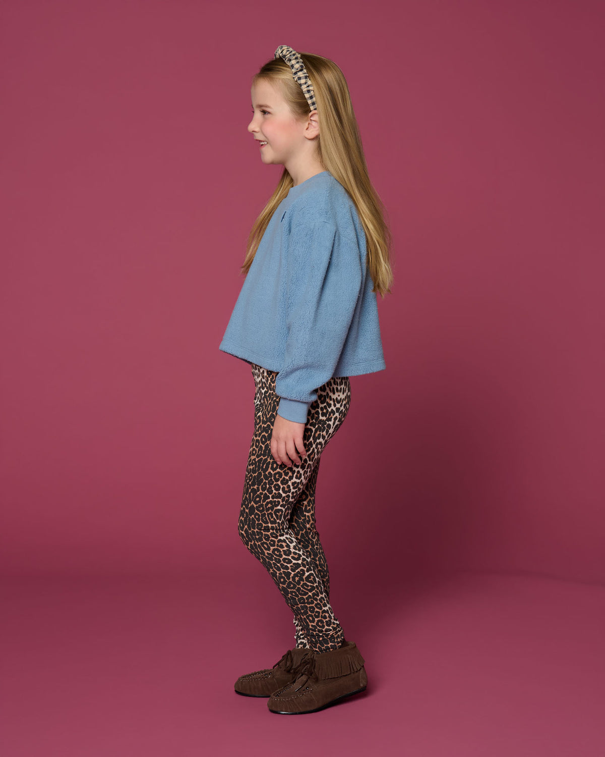 Lola Legging | Leopard AOP, Petit Blush