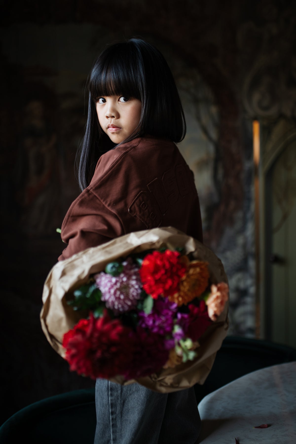 Luca Sweater | Brown, Petit Blush