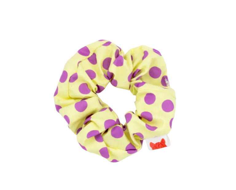 Scrunchie lilac dots