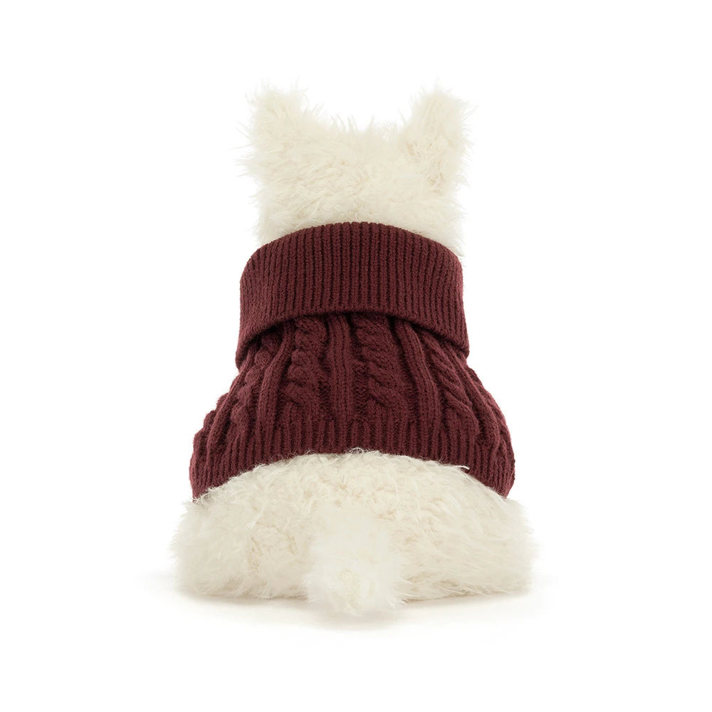 Munro scottie dog winter jumper, Jellycat