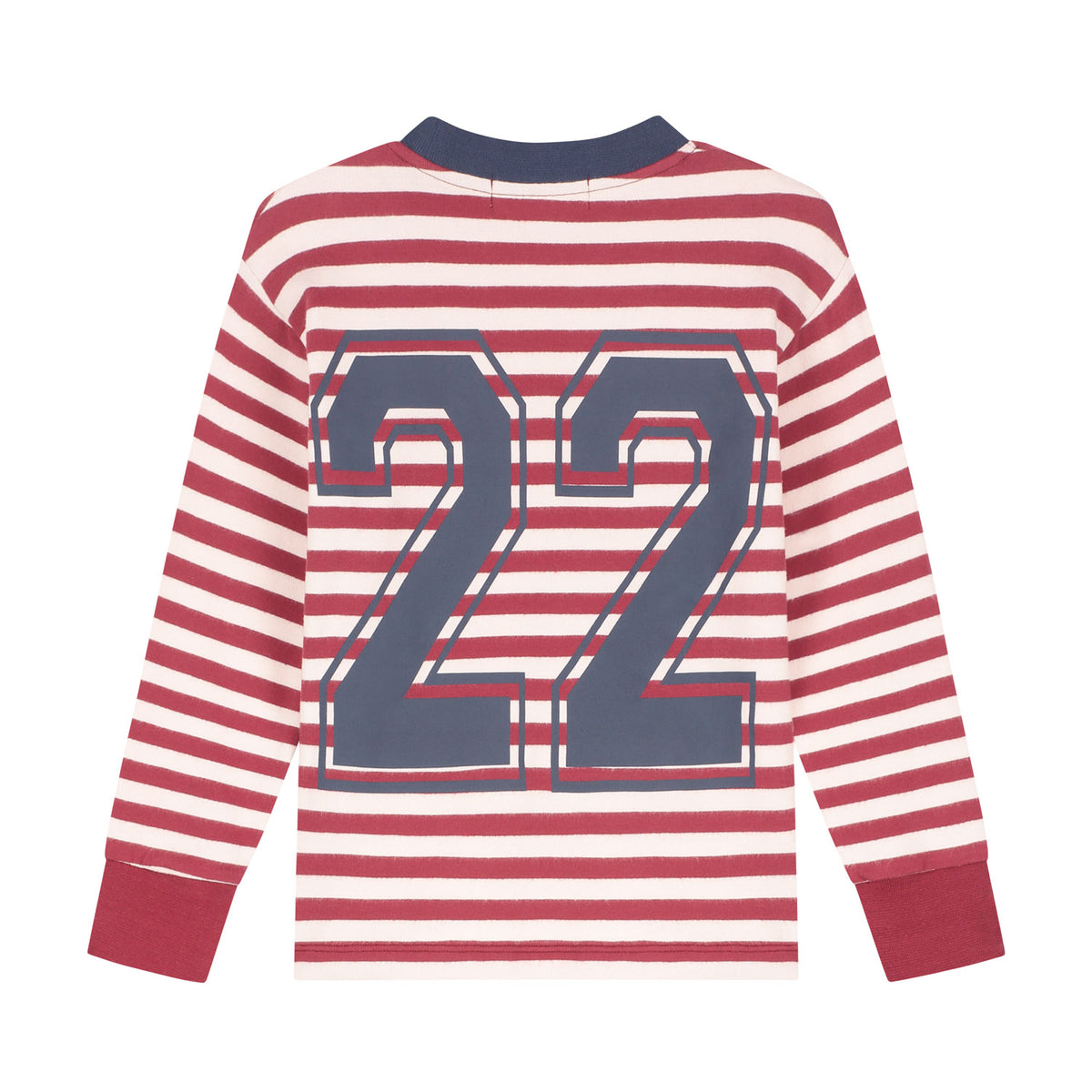 Neil Longsleeve bordeaux stripes, Charlie Petite