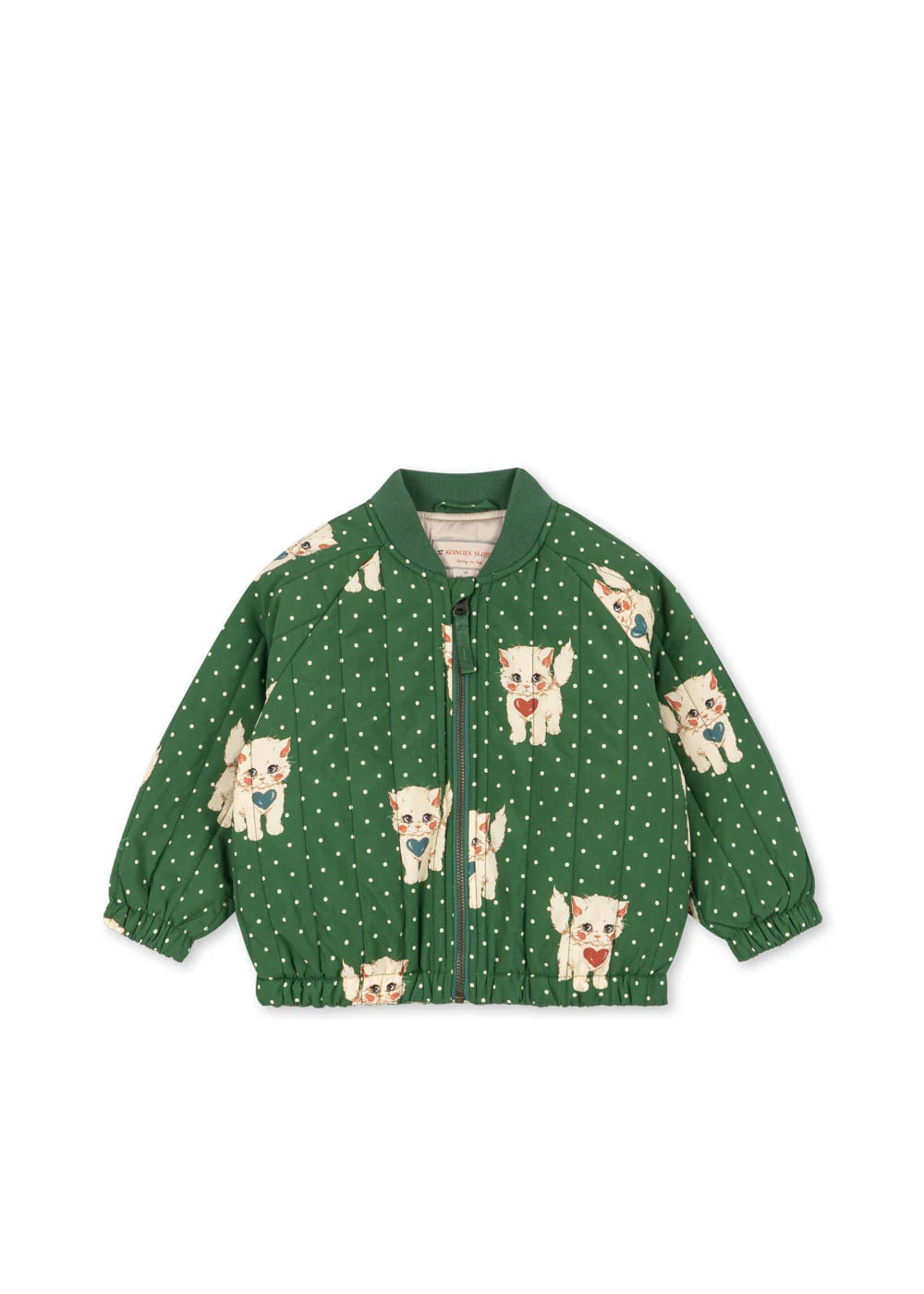 Juno printed bomber dot miao verde, Konges Sjold