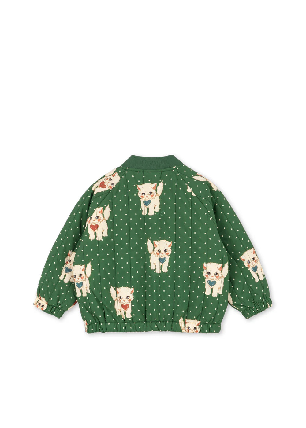 Juno printed bomber dot miao verde, Konges Sjold