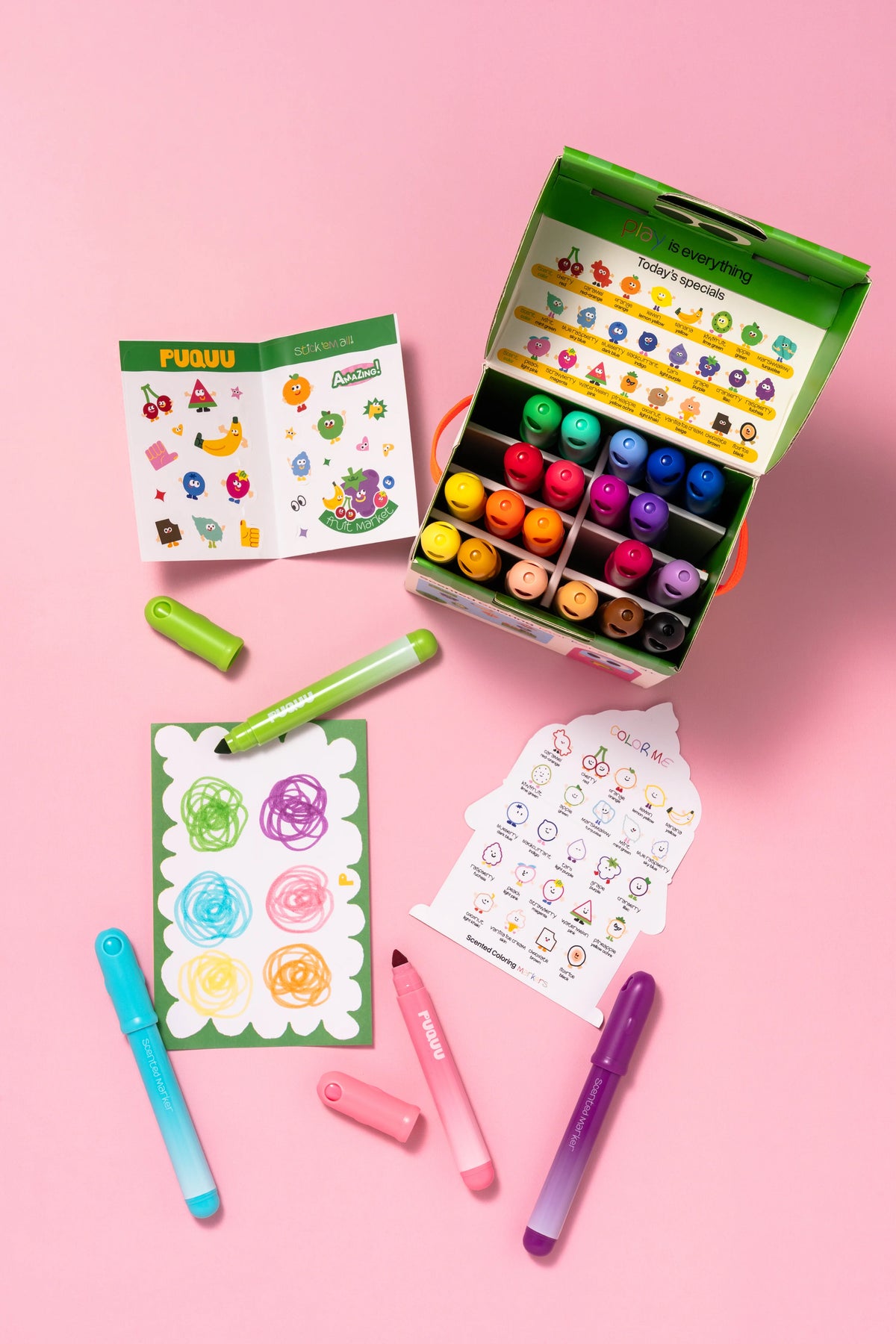 Scented coloring Markers, Puquu