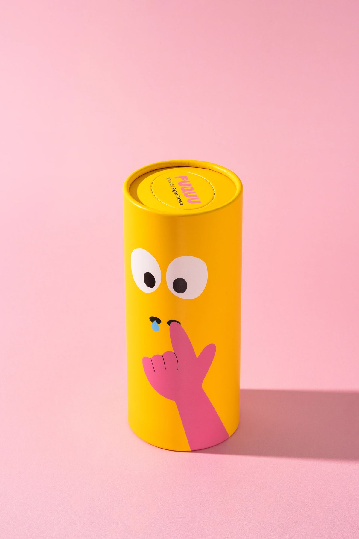 Sneezy Paper Tissues Yellow, Puquu