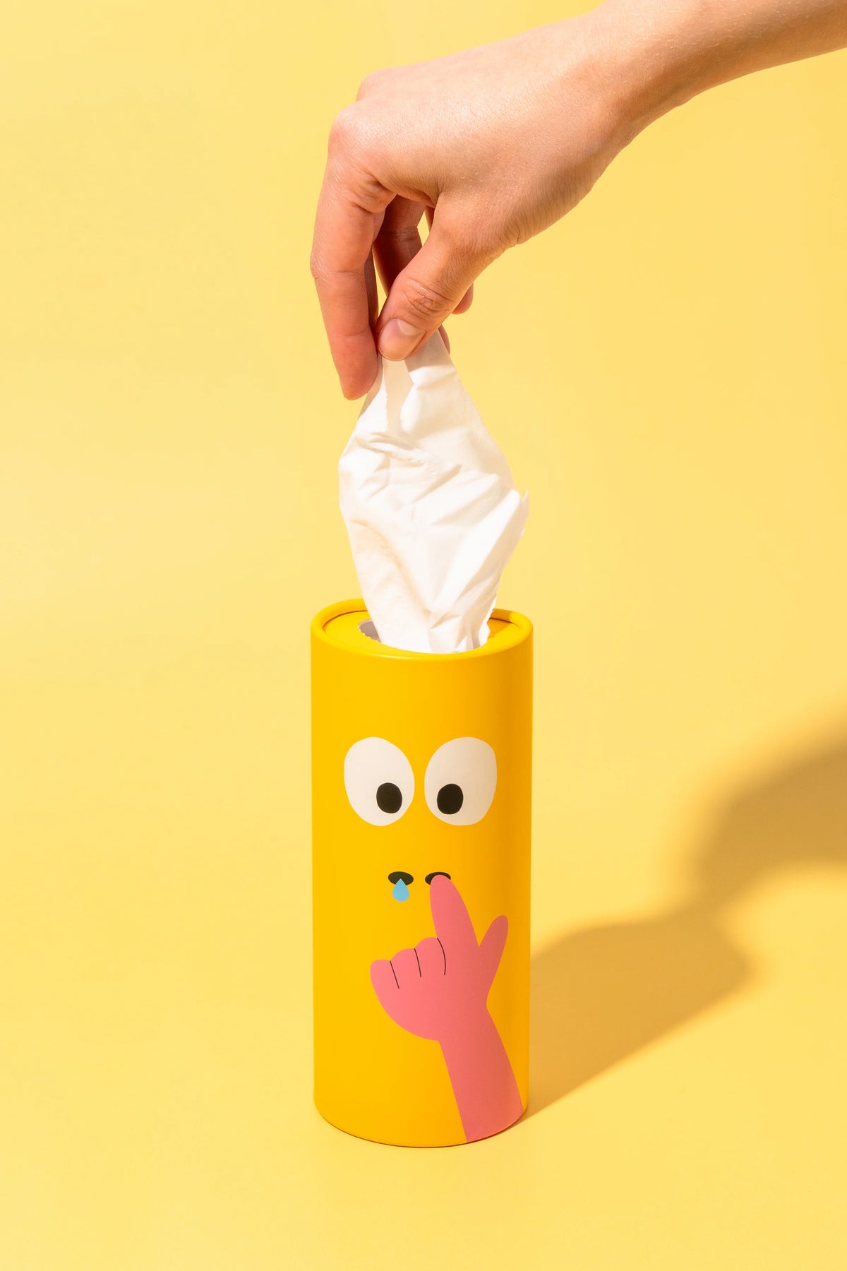 Sneezy Paper Tissues Yellow, Puquu