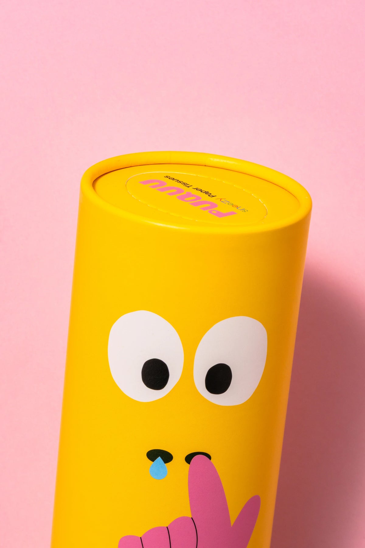 Sneezy Paper Tissues Yellow, Puquu