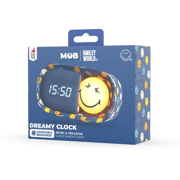 Dreamy Clock Smiley World Blauw, MOB