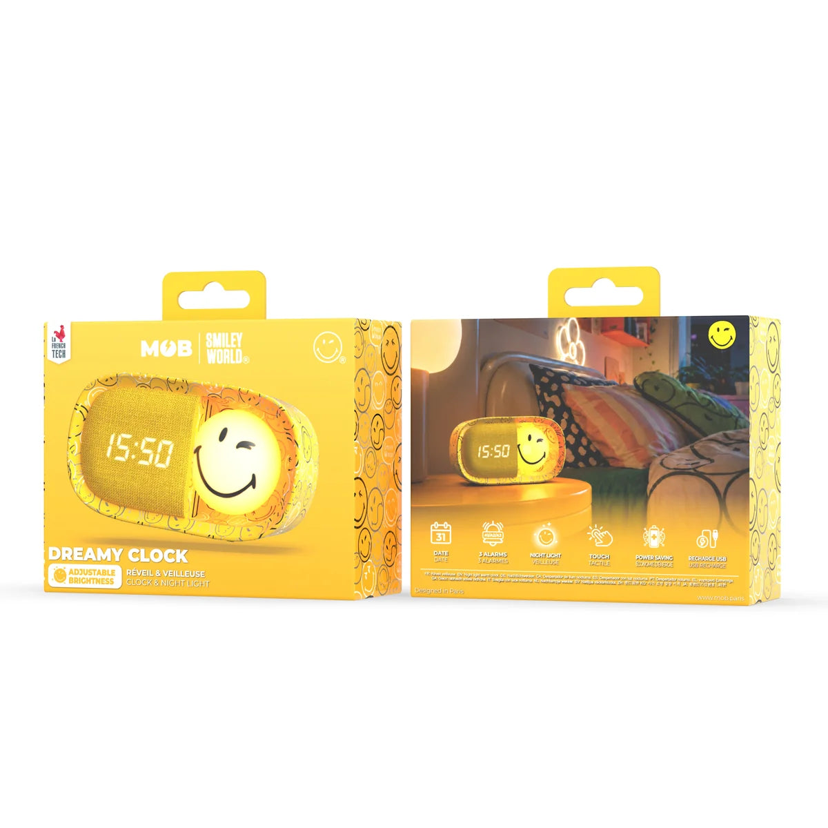 Dreamy Clock Smiley World Geel, MOB