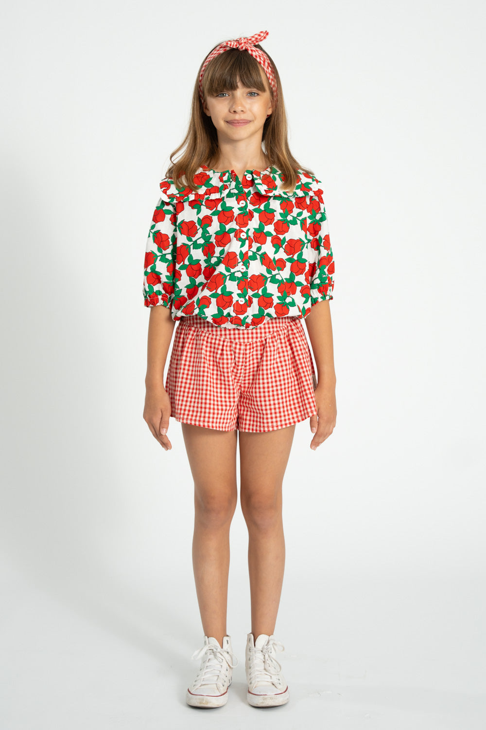 shorts | red & ecru checkered, Piupiuchick