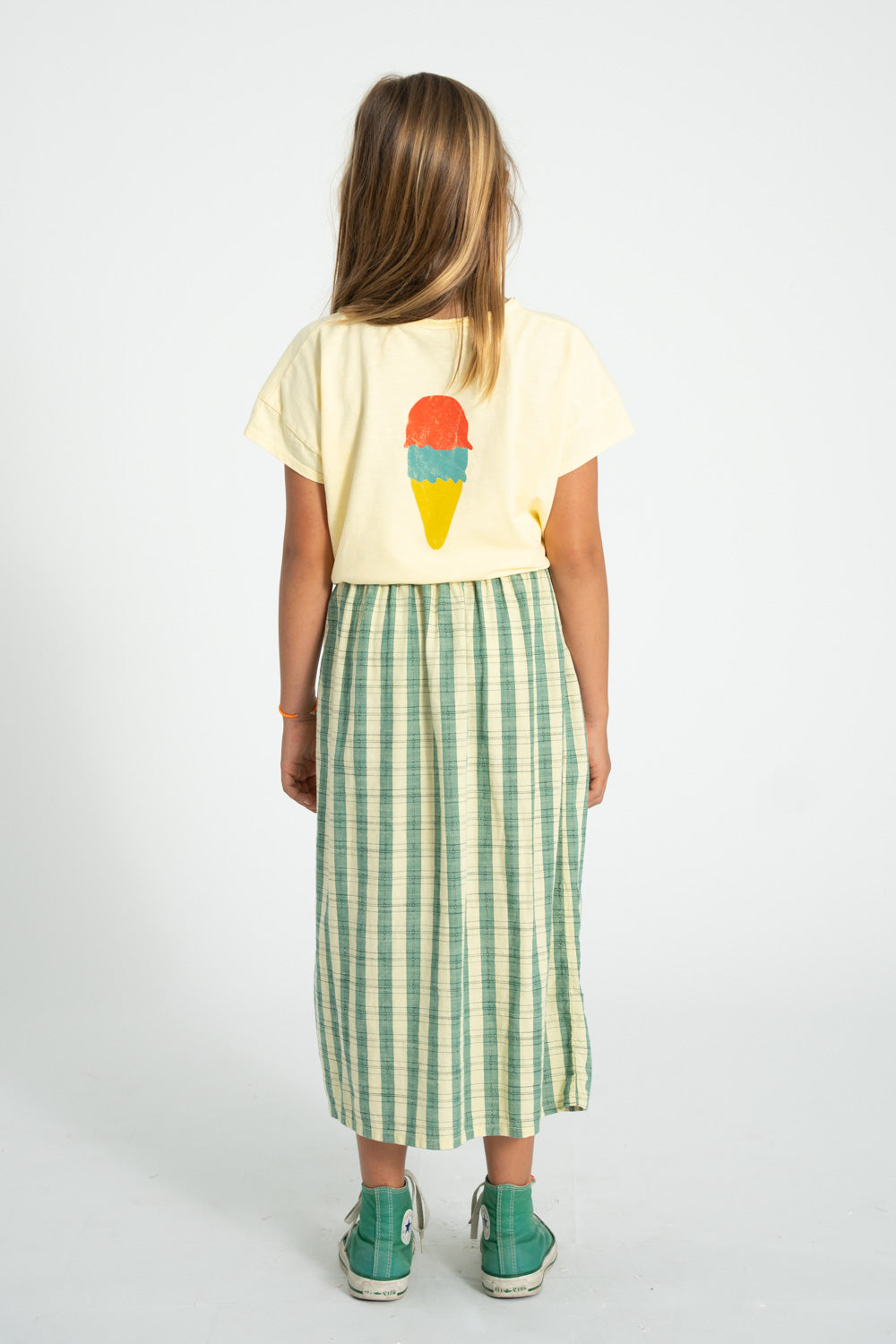 T-shirt Yellow beachbar print, Piupiuchick
