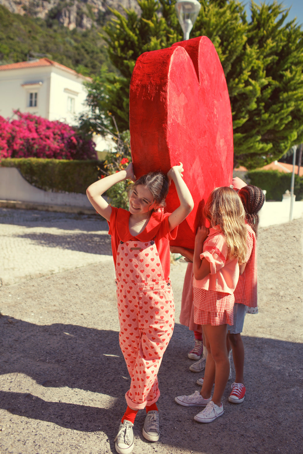 T-shirt peter pan collar amour print, Piupiuchick