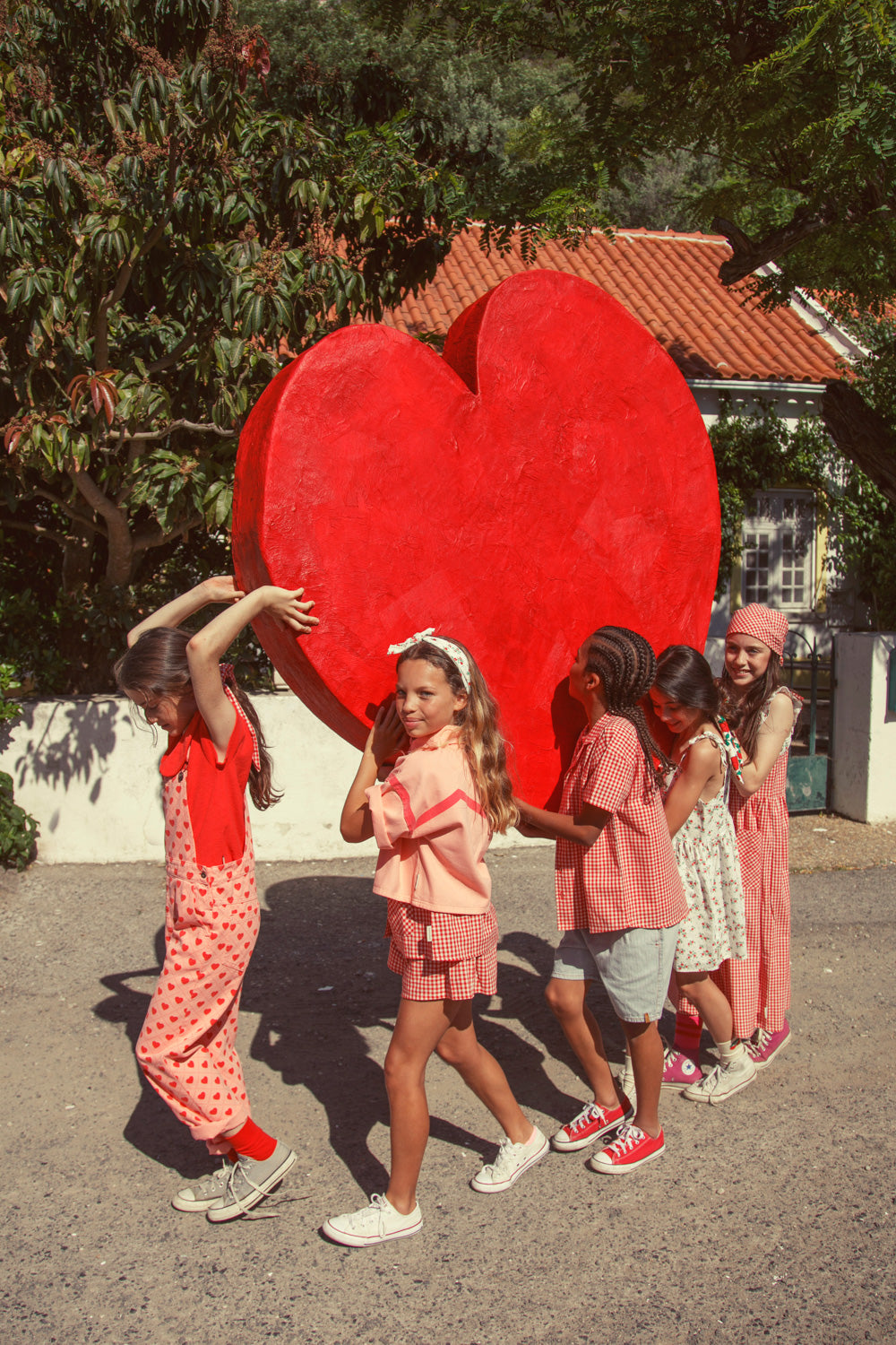 shorts | red & ecru checkered, Piupiuchick