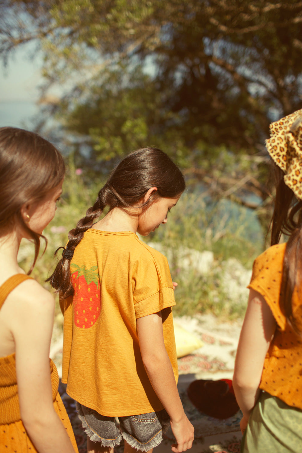 Short with fringes washed black denim, Piupiuchick