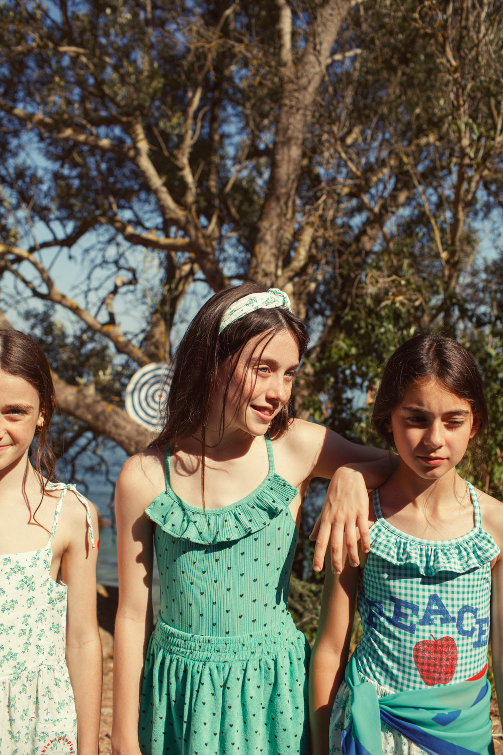 Short skirt green black hearts, Piupiuchick