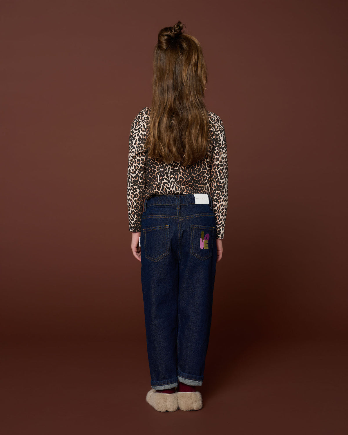 Puff Sleeve Top | Leopard AOP, Petit Blush