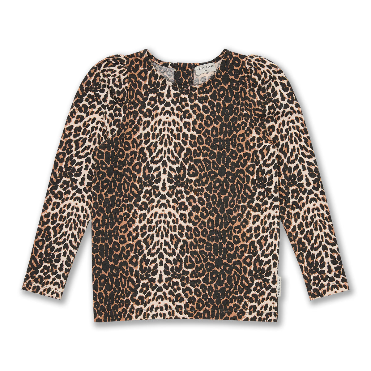 Puff Sleeve Top | Leopard AOP, Petit Blush