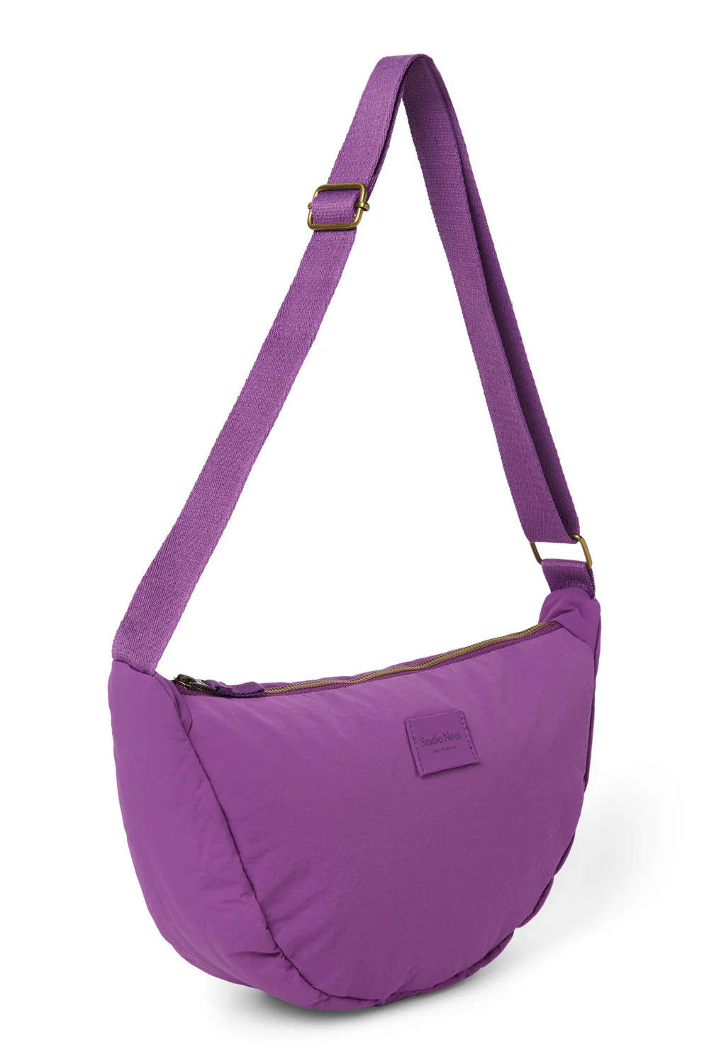 Purple Textured Puffy Adult Fanny Pack , Studio Noos