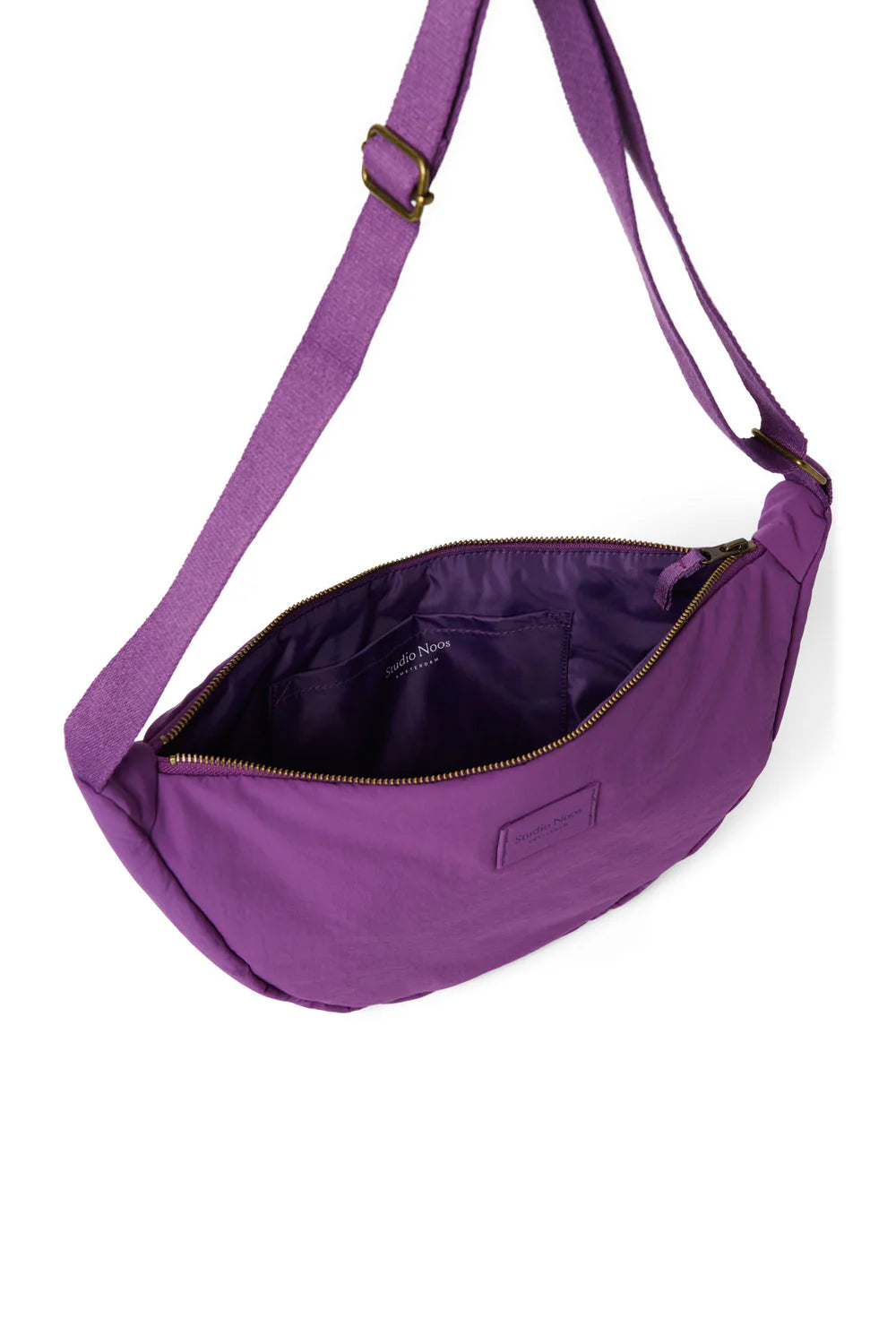 Purple Textured Puffy Adult Fanny Pack , Studio Noos
