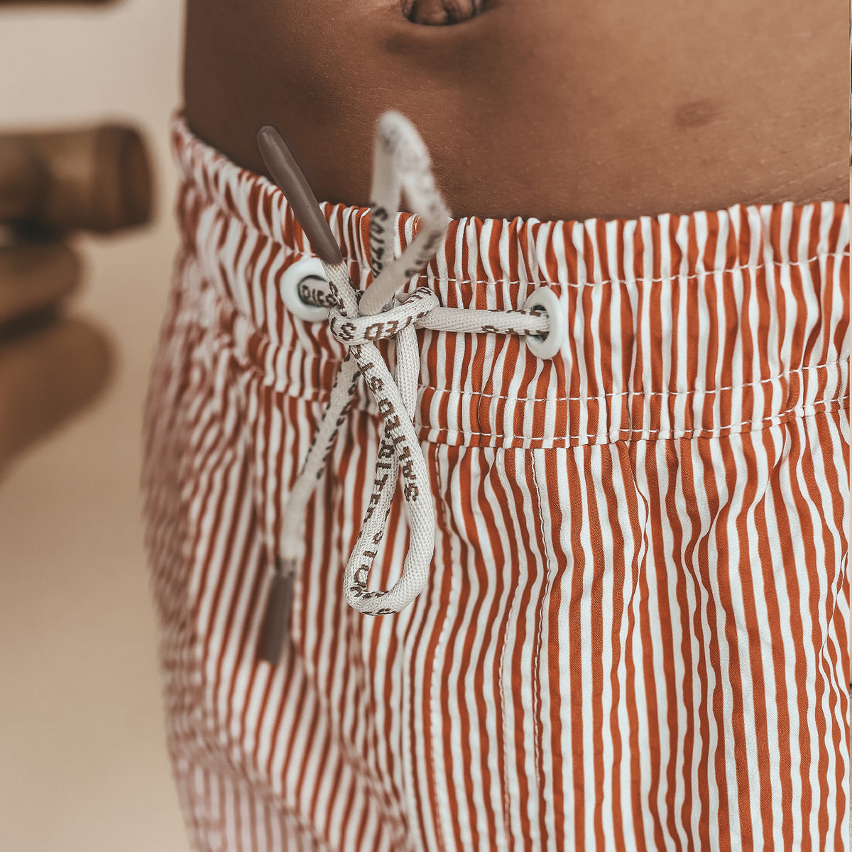 Seersucker | Swim Shorts Bombay Brown, Salted Stories