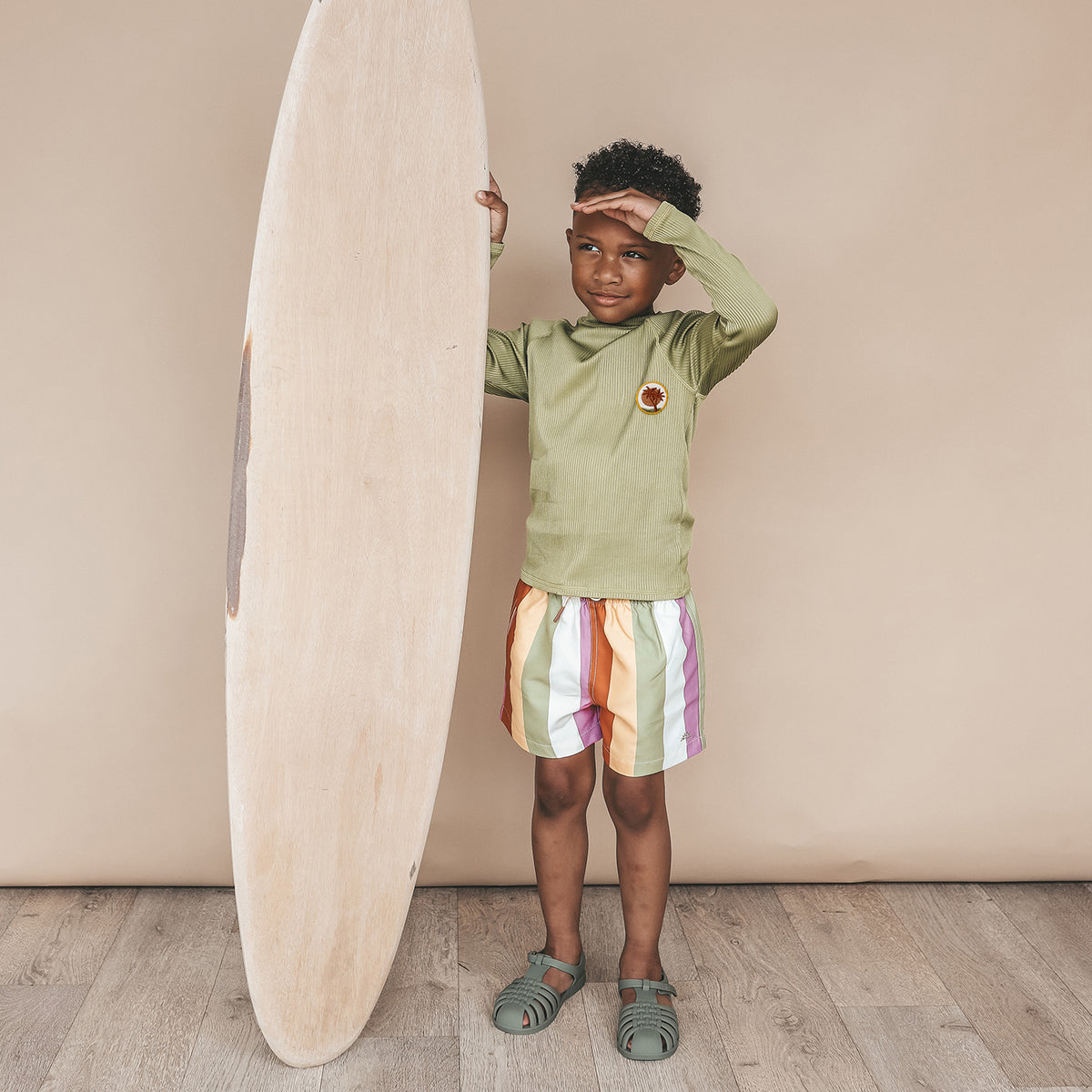 Multi Stripe | Swim Shorts, Salted Stories