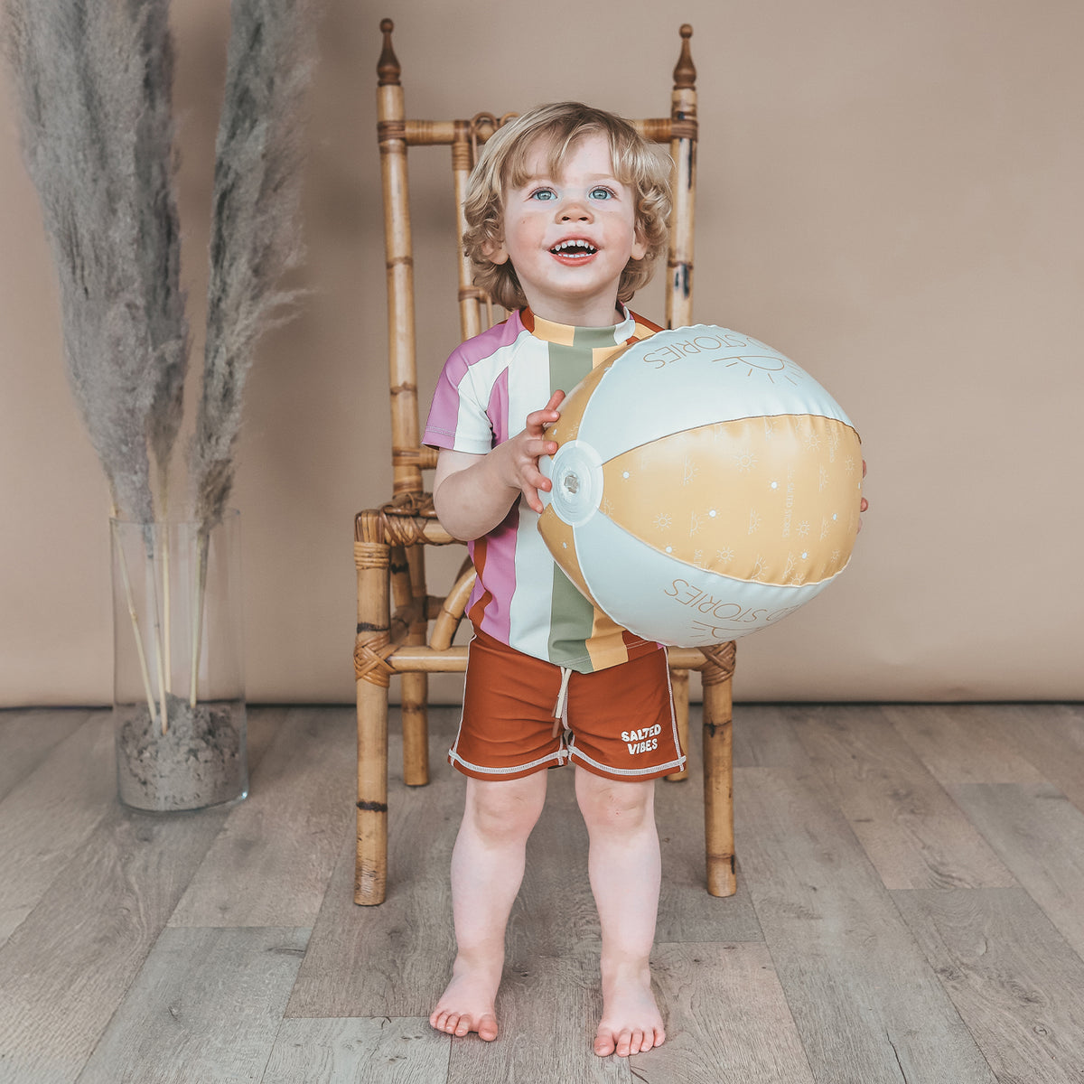 Multi Stripe | Swim Tee, Salted Stories